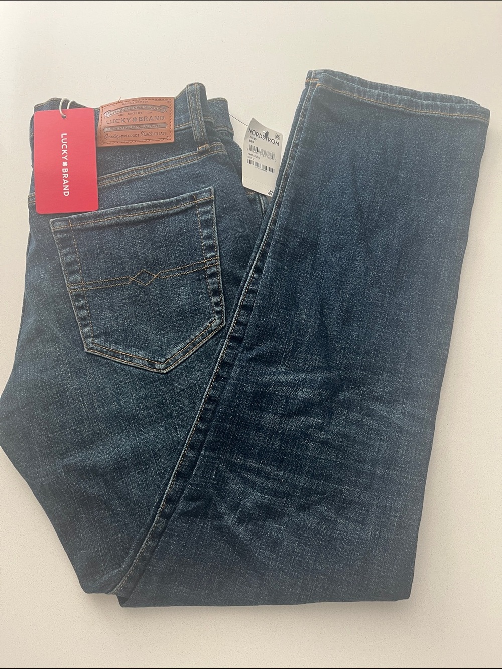 Lucky Brand Men's Dark Indigo Slim Straight Jeans